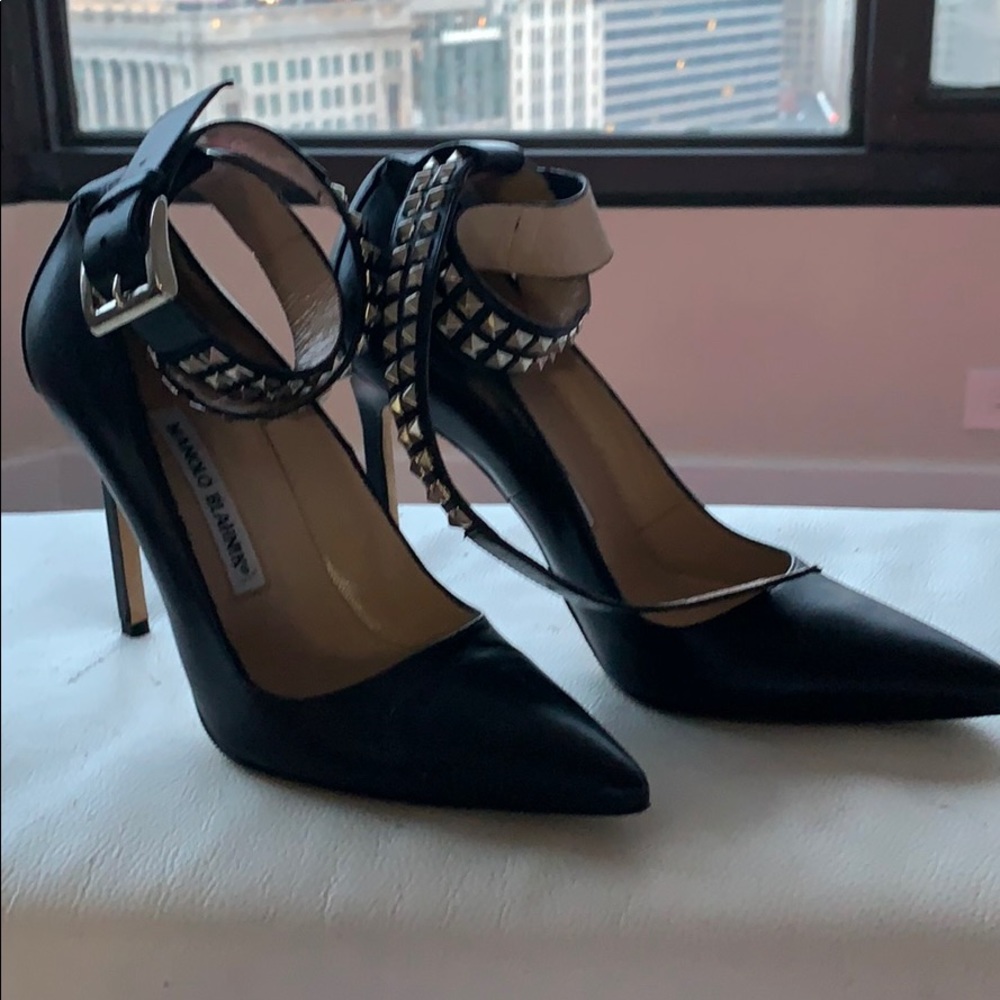 Manolo Blahnik ankle strap Stiletto